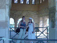 Kristy and Reka at summer house. Generalife