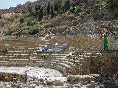 Malaga greek theater outside the Alcazar.