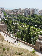 From Alcazar, notice the bull ring.