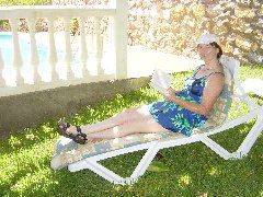 Chillin' by the pool