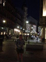 Valladolid with Reka.  She gave me the night tour.