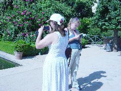 At Generalife gardens in Granada