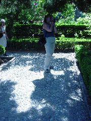 Reka filming for her family
